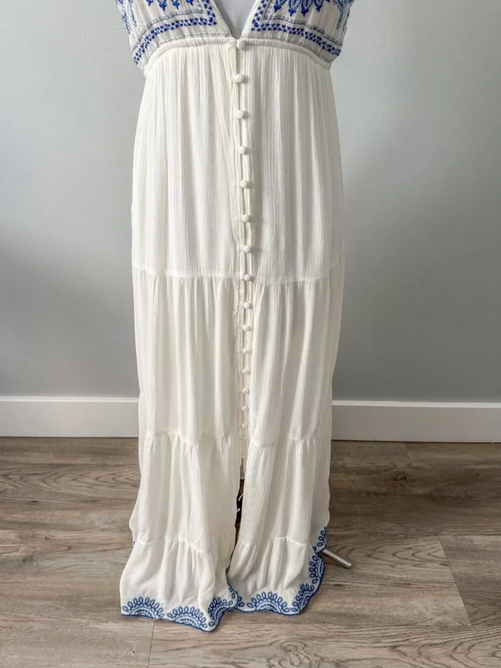Lulus Those Summer Days White Embroidered Maxi Dress - Picture 12 of 12